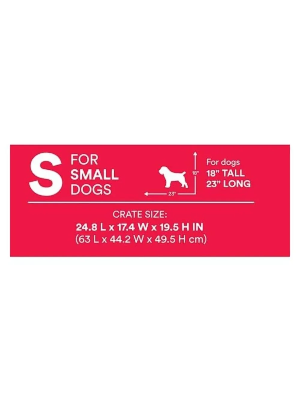 EveryYay by Petco 1-Door Dog Crate Small Black: No Handles